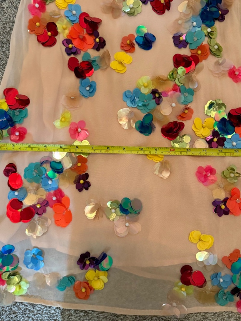 ASOS Multicolored Floral Embellished Mini Dress - Picture 14 of 14
